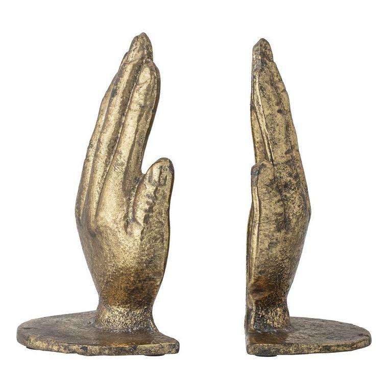 Brass Metal Bookend - Set of 2 – Trit House