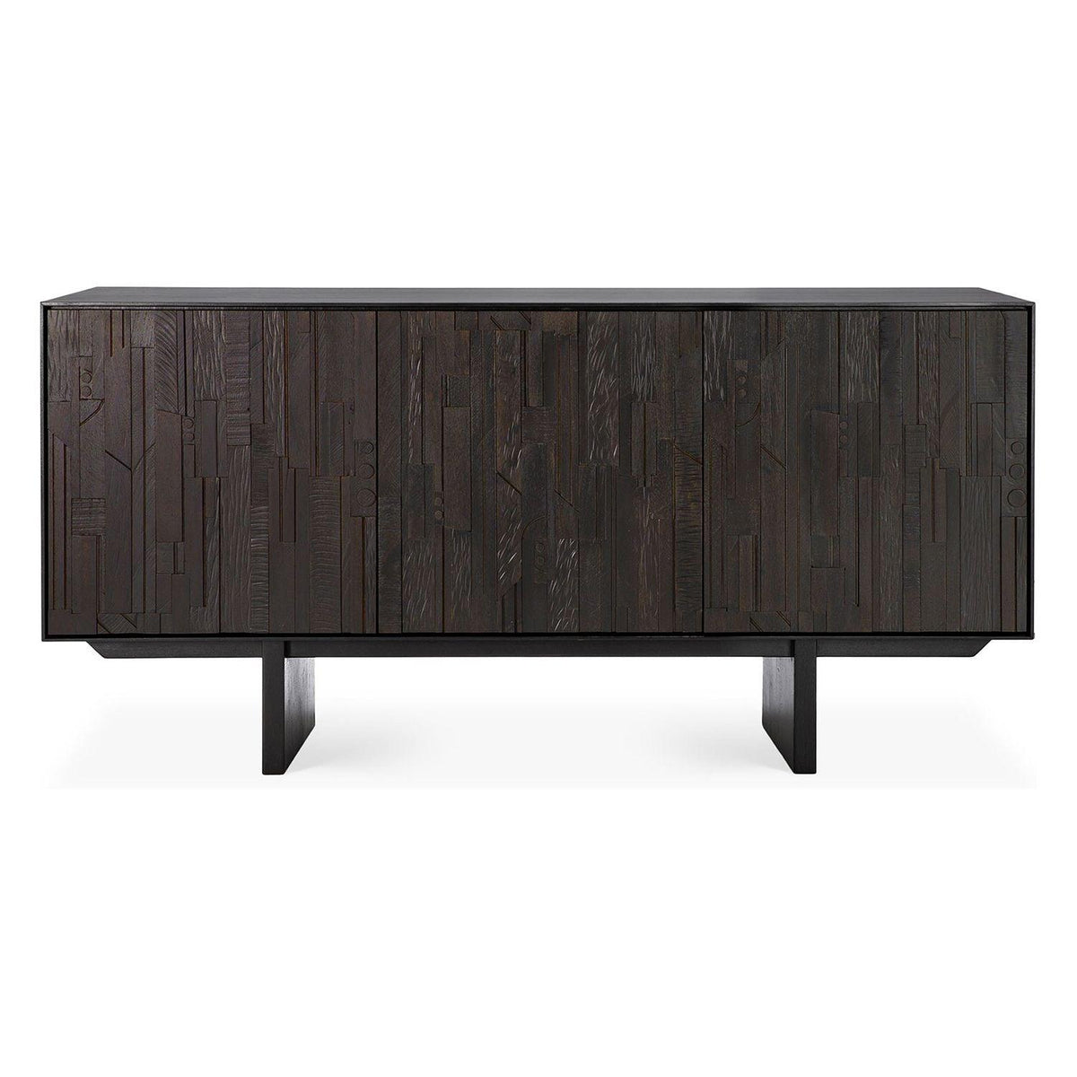 Ethnicraft Teak Mosaic 3 Door Sideboard – Trit House